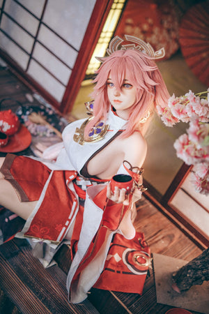 Yae Miko Sex Doll (Bezlya Doll 155cm E-Cup 2.2CF σιλικόνη)