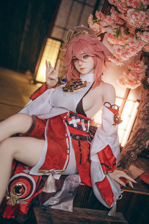 Yae Miko Sex Doll (Bezlya Doll 155cm E-Cup 2.2CF σιλικόνη)