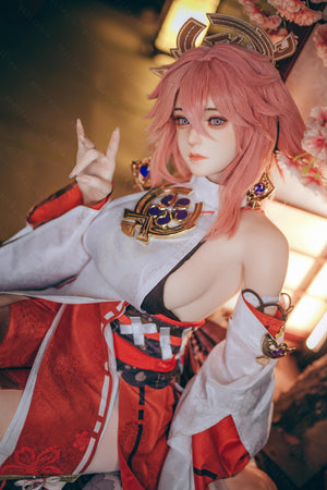 Yae Miko Sex Doll (Bezlya Doll 155cm E-Cup 2.2CF σιλικόνη)