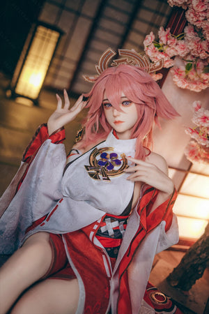 Yae Miko Sex Doll (Bezlya Doll 155cm E-Cup 2.2CF σιλικόνη)