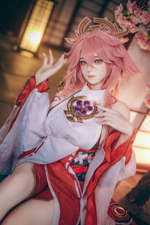 Yae Miko Sex Doll (Bezlya Doll 155cm E-Cup 2.2CF σιλικόνη)