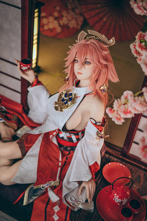 Yae Miko Sex Doll (Bezlya Doll 155cm E-Cup 2.2CF σιλικόνη)