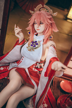 Yae Miko Sex Doll (Bezlya Doll 155cm E-Cup 2.2CF σιλικόνη)