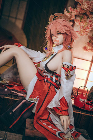 Yae Miko Sex Doll (Bezlya Doll 155cm E-Cup 2.2CF σιλικόνη)
