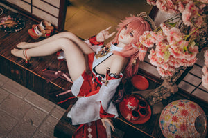 Yae Miko Sex Doll (Bezlya Doll 155cm E-Cup 2.2CF σιλικόνη)