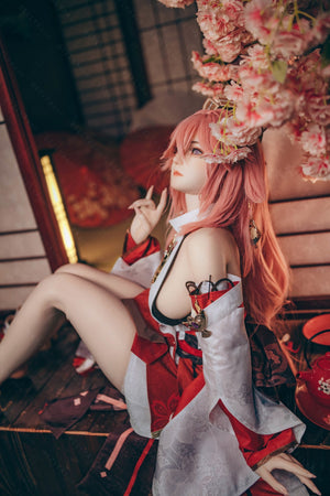 Yae Miko Sex Doll (Bezlya Doll 155cm E-Cup 2.2CF σιλικόνη)