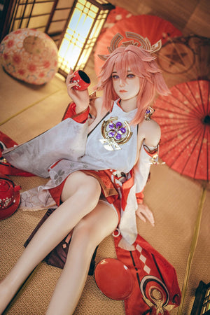 Yae Miko Sex Doll (Bezlya Doll 155cm E-Cup 2.2CF σιλικόνη)