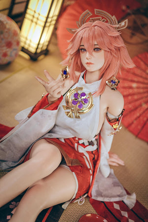 Yae Miko Sex Doll (Bezlya Doll 155cm E-Cup 2.2CF σιλικόνη)