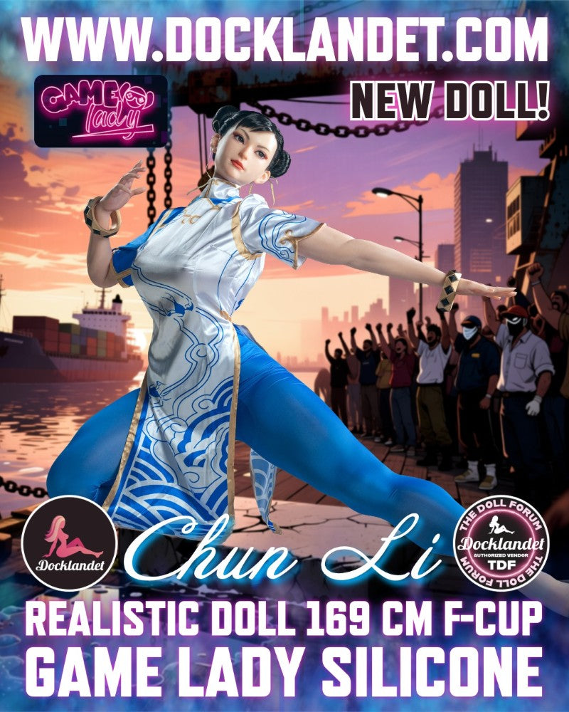 Chun Li Sexdocka (Game Lady 169cm F-Kupa No.33-1 Silikon) Street Fighter Life Size Doll