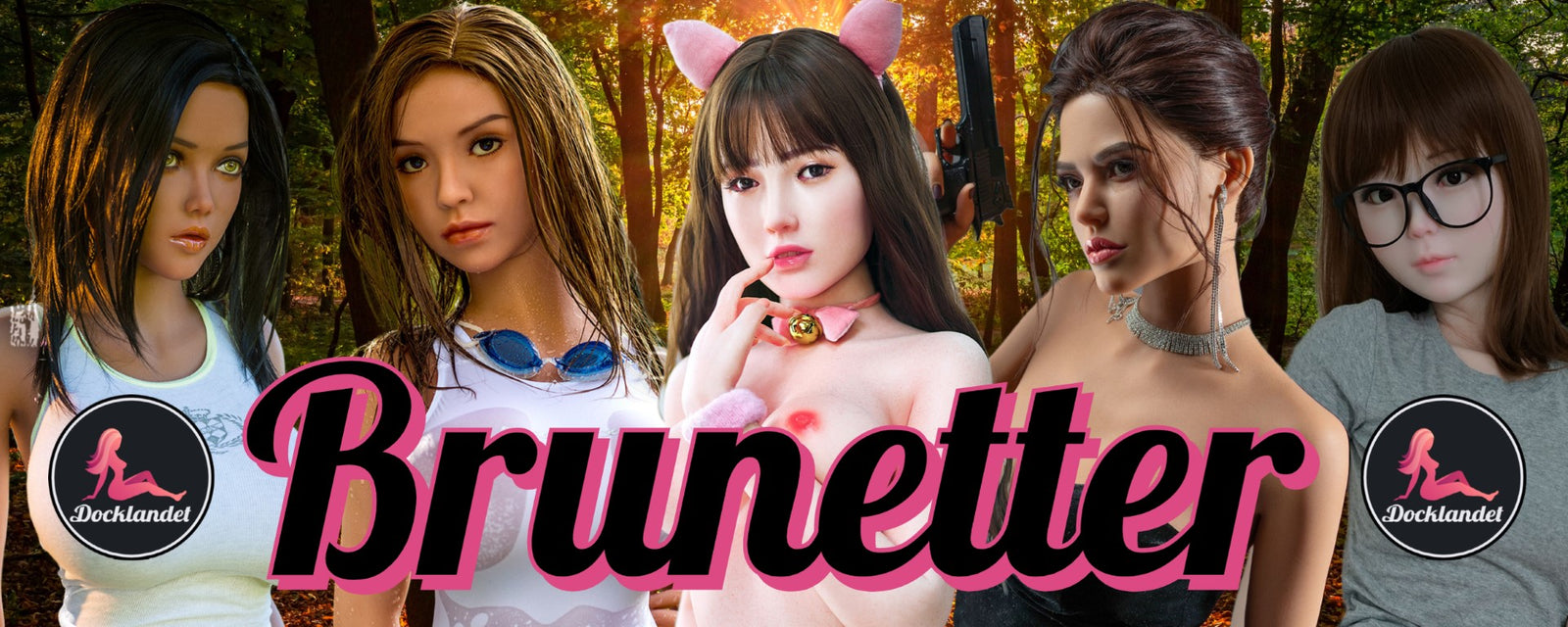 Brunett Sex doll