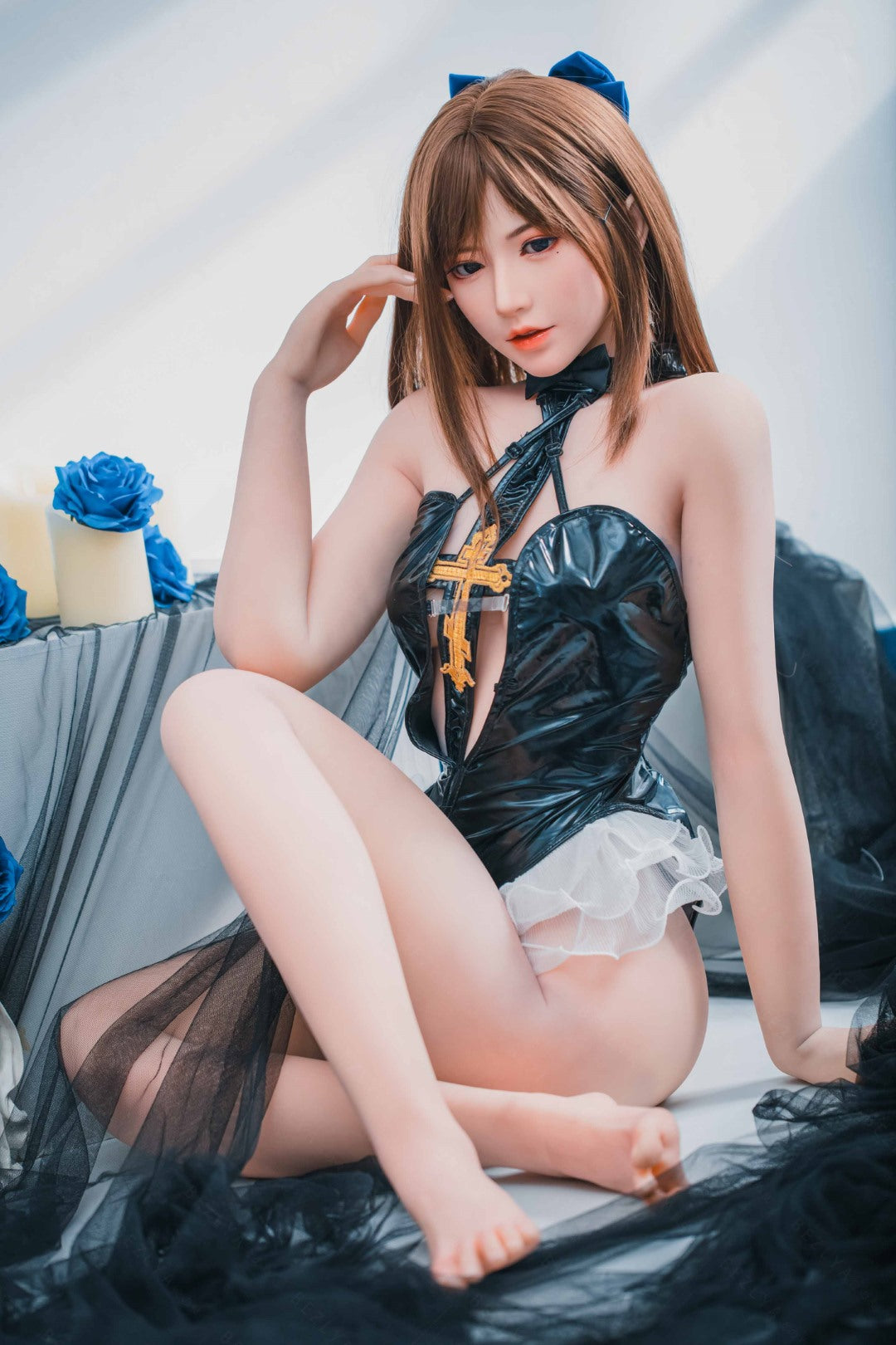 Ομάδες κούκλα σεξ (Bezlya Doll 155cm B-Cup 2.0 TPE+σιλικόνη)