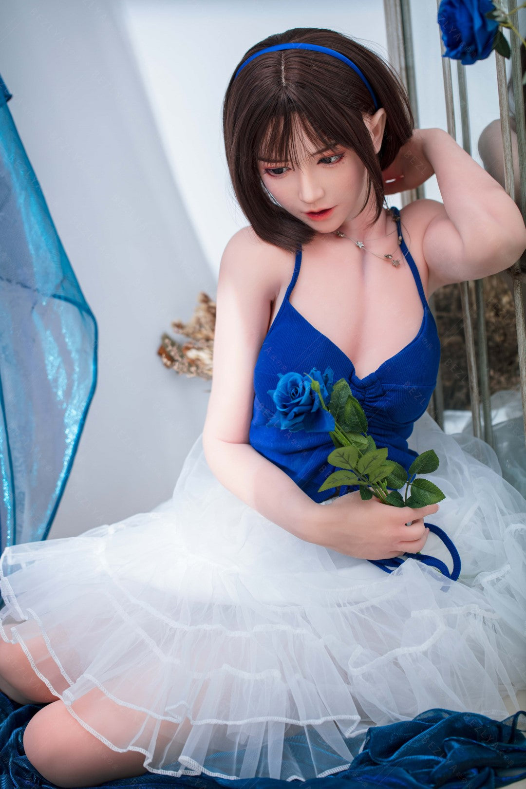 Ομάδες κούκλα σεξ (Bezlya Doll 155cm B-Cup 2.0 TPE+σιλικόνη)