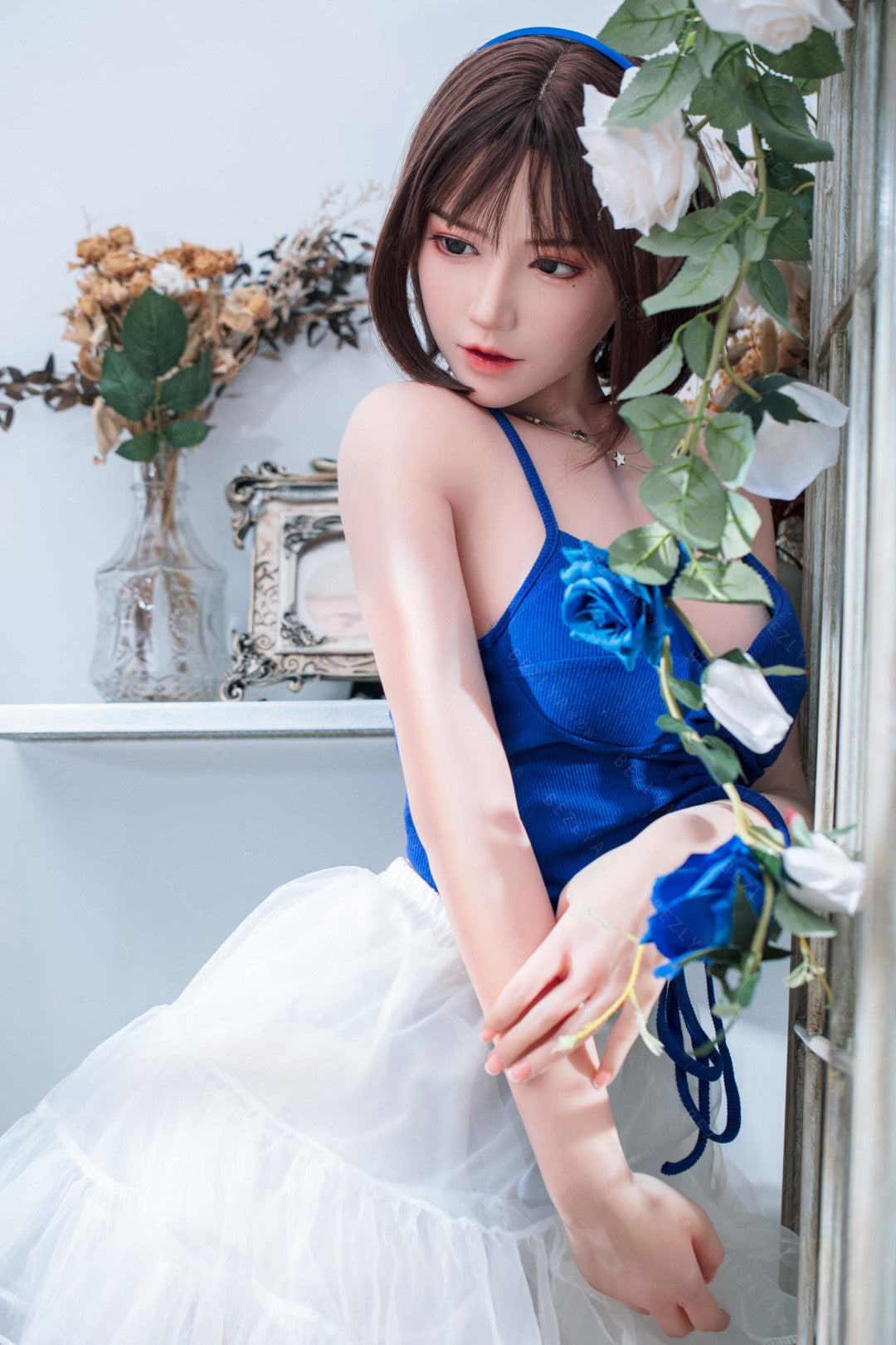 Ομάδες κούκλα σεξ (Bezlya Doll 155cm B-Cup 2.0 TPE+σιλικόνη)