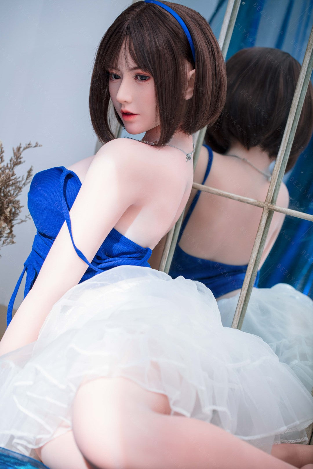 Ομάδες κούκλα σεξ (Bezlya Doll 155cm B-Cup 2.0 TPE+σιλικόνη)