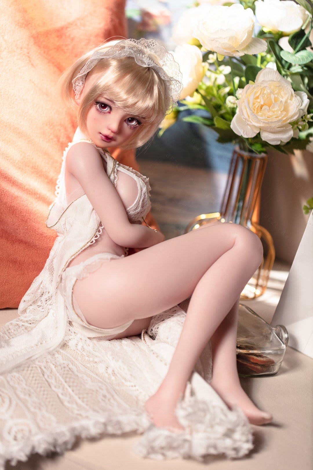 Βερίκοκο σεξ κούκλας (Bezlya Doll 62cm E-Cup 2.2 σιλικόνη)