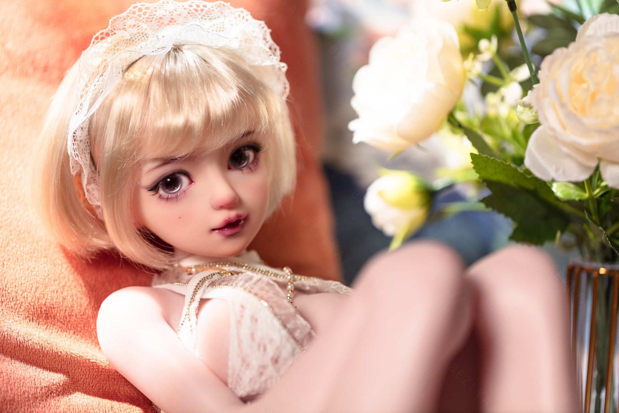 Βερίκοκο σεξ κούκλας (Bezlya Doll 62cm E-Cup 2.2 σιλικόνη)