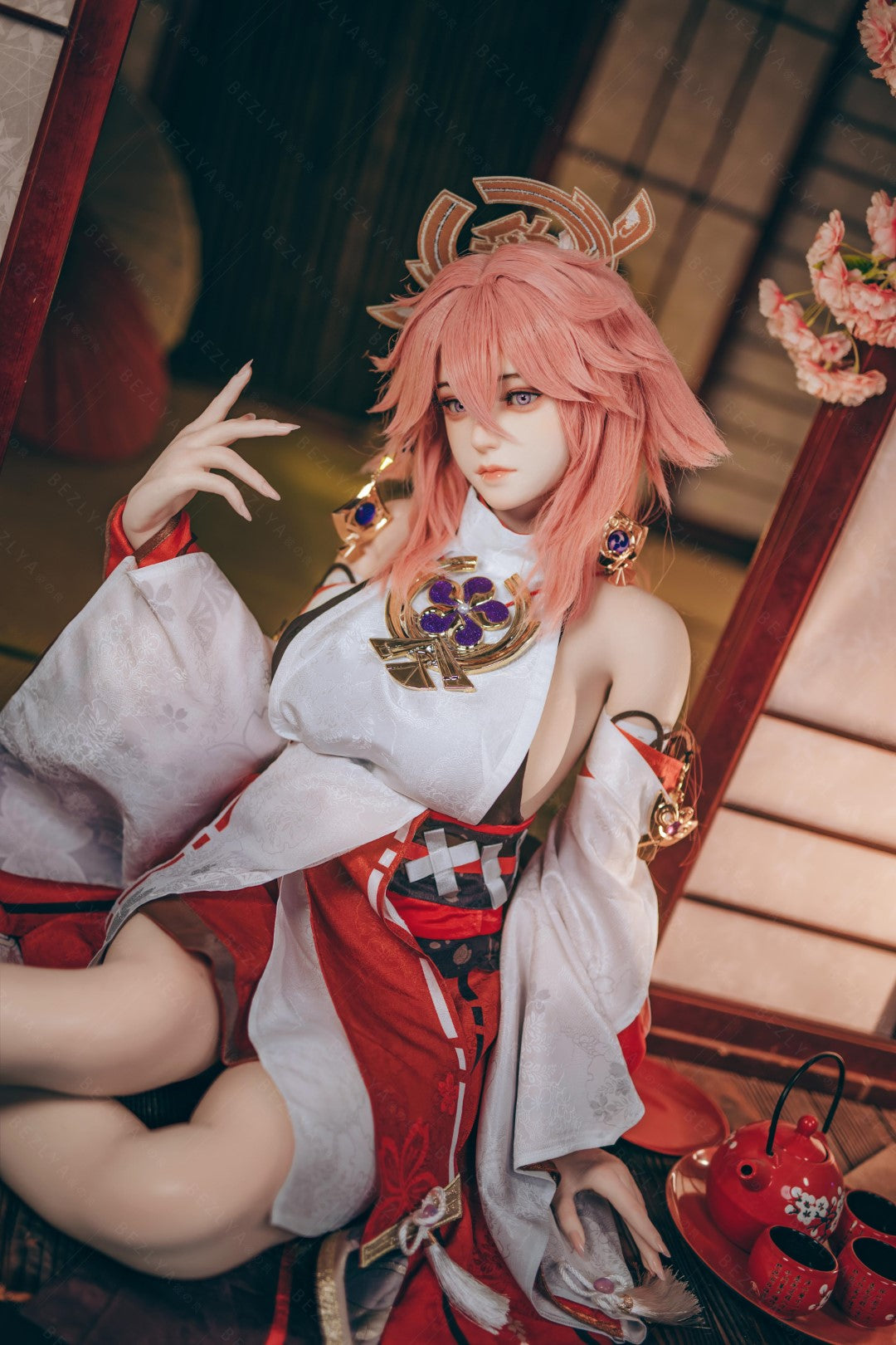 Yae Miko Sex doll (Bezlya Doll 155cm E-cup 2.2CF silicone)