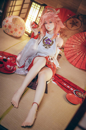 Yae Miko Sex Doll (Bezlya Doll 155cm E-Cup 2.2CF σιλικόνη)