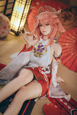 Yae Miko Sex Doll (Bezlya Doll 155cm E-Cup 2.2CF σιλικόνη)