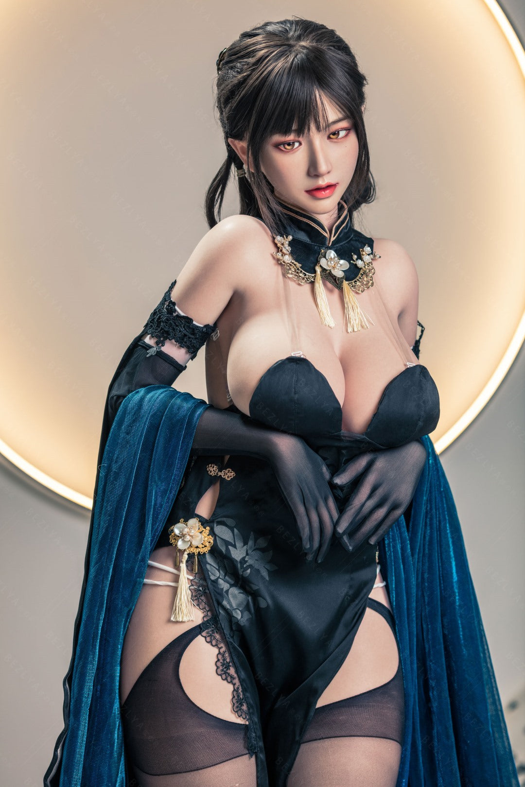 Ομάδες κούκλα σεξ (Bezlya Doll 155cm H-Kupa 2.1 σιλικόνη)