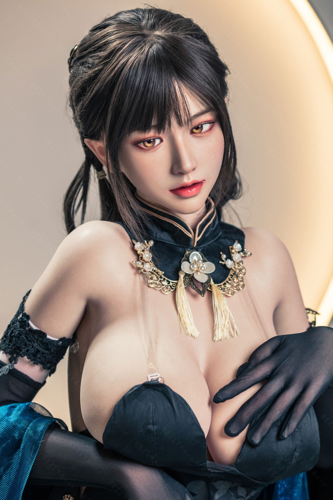 Ομάδες κούκλα σεξ (Bezlya Doll 155cm H-Kupa 2.1 σιλικόνη)