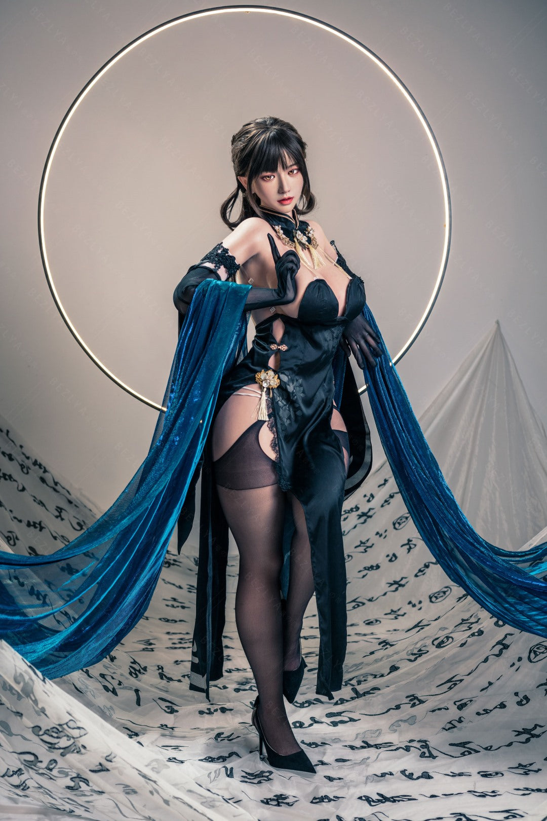 Ομάδες κούκλα σεξ (Bezlya Doll 155cm H-Kupa 2.1 σιλικόνη)