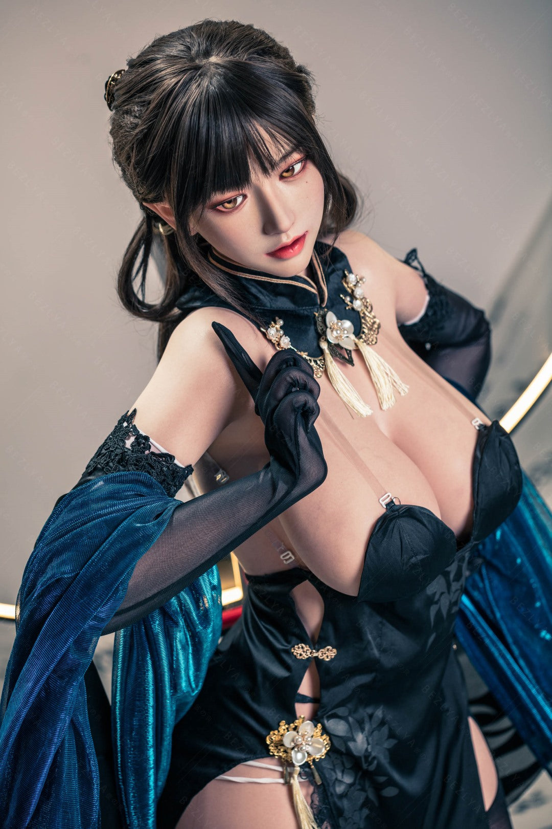 Ομάδες κούκλα σεξ (Bezlya Doll 155cm H-Kupa 2.1 σιλικόνη)