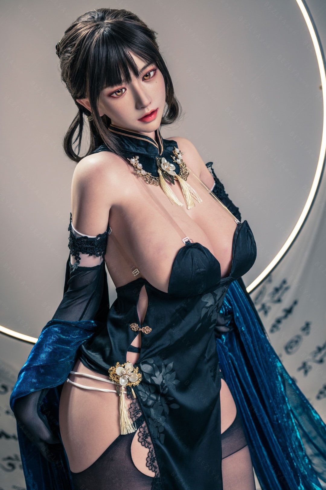 Ομάδες κούκλα σεξ (Bezlya Doll 155cm H-Kupa 2.1 σιλικόνη)