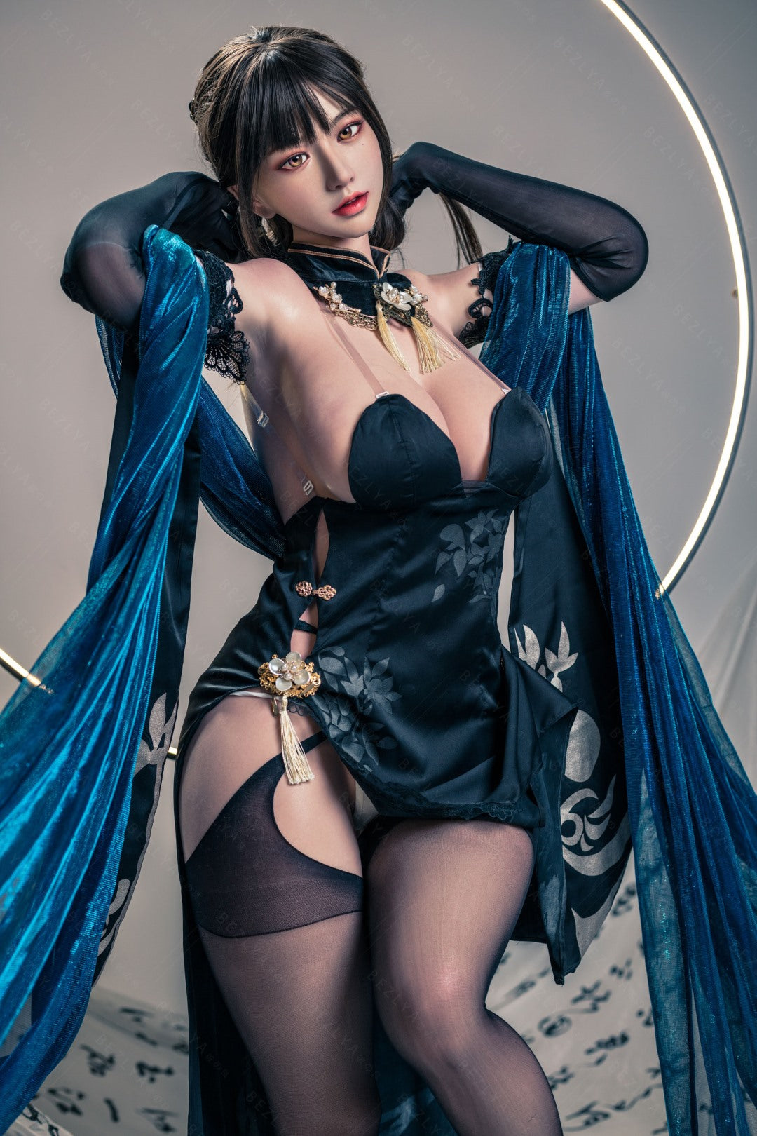 Ομάδες κούκλα σεξ (Bezlya Doll 155cm H-Kupa 2.1 σιλικόνη)