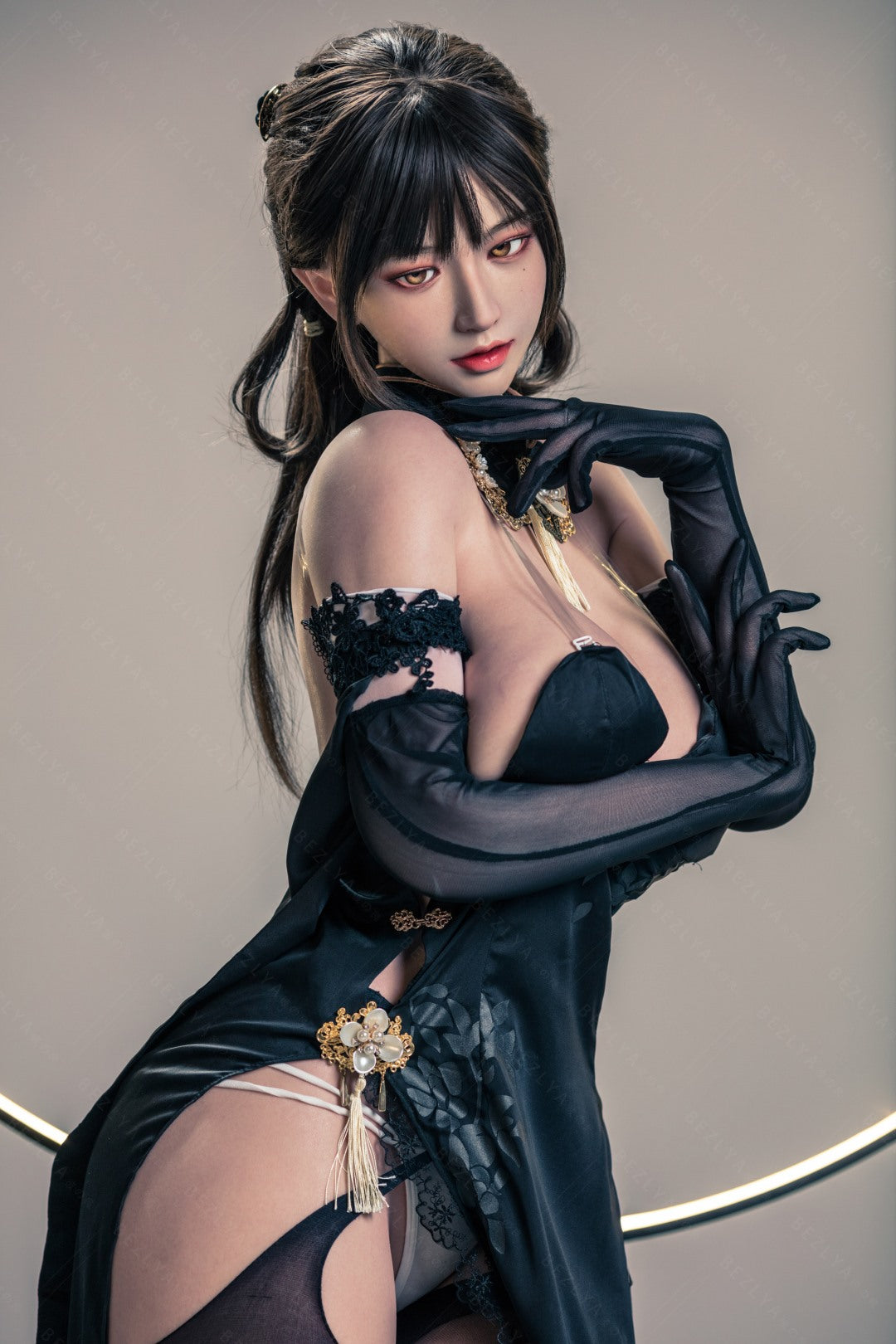 Ομάδες κούκλα σεξ (Bezlya Doll 155cm H-Kupa 2.1 σιλικόνη)