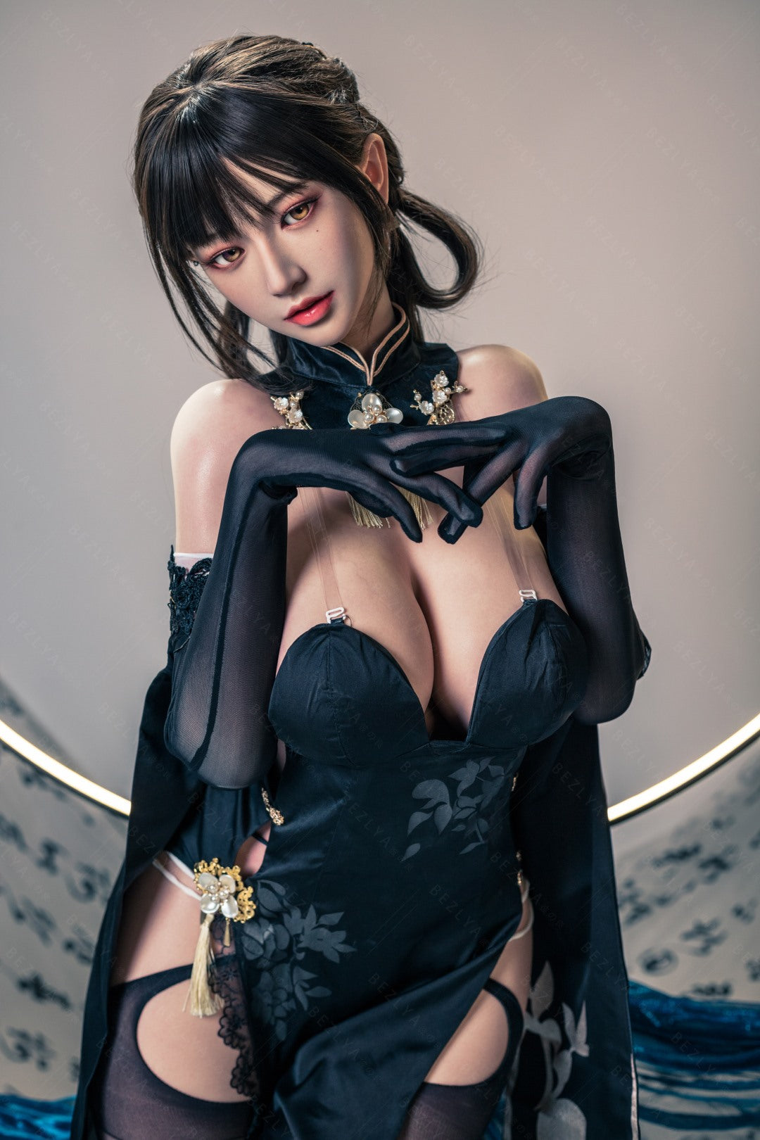 Ομάδες κούκλα σεξ (Bezlya Doll 155cm H-Kupa 2.1 σιλικόνη)