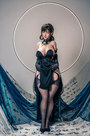 Ομάδες κούκλα σεξ (Bezlya Doll 155cm H-Kupa 2.1 σιλικόνη)