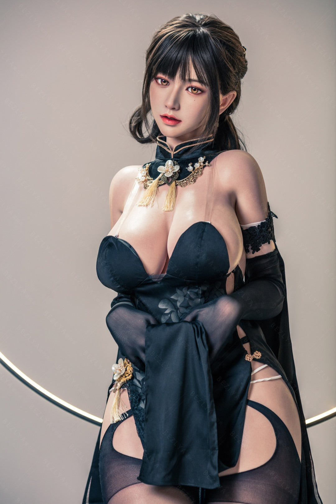 Ομάδες κούκλα σεξ (Bezlya Doll 155cm H-Kupa 2.1 σιλικόνη)