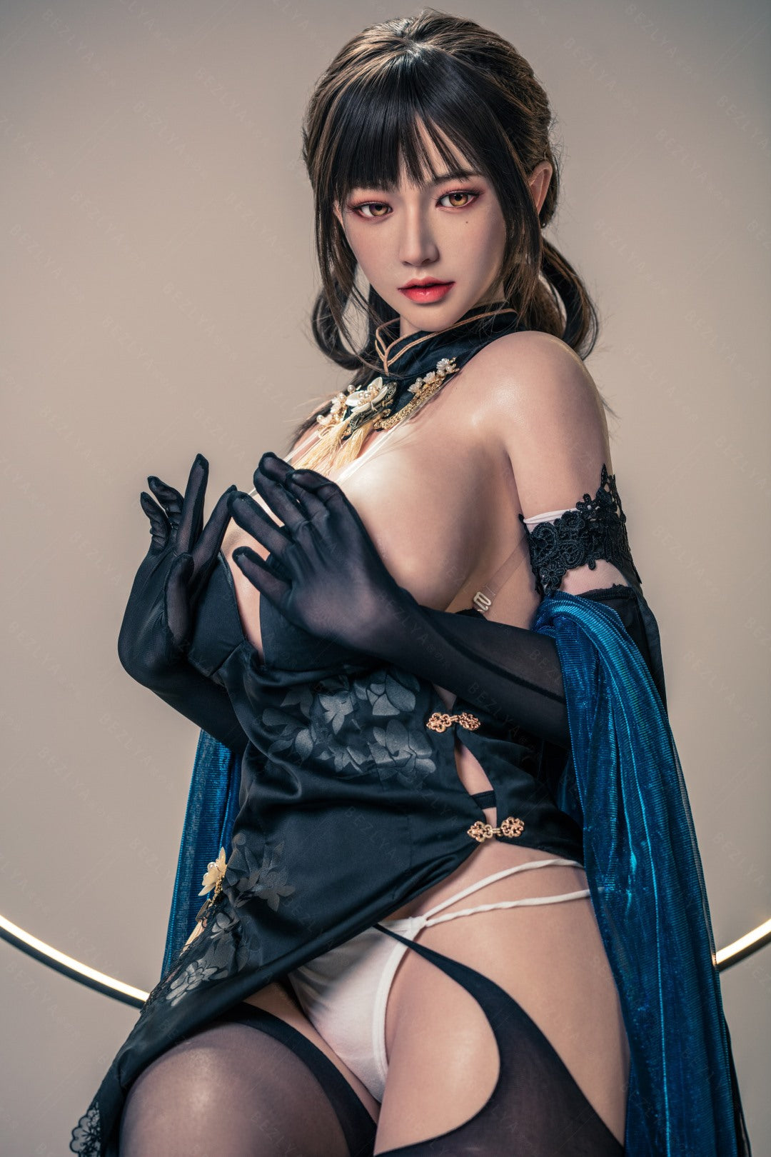 Ομάδες κούκλα σεξ (Bezlya Doll 155cm H-Kupa 2.1 σιλικόνη)