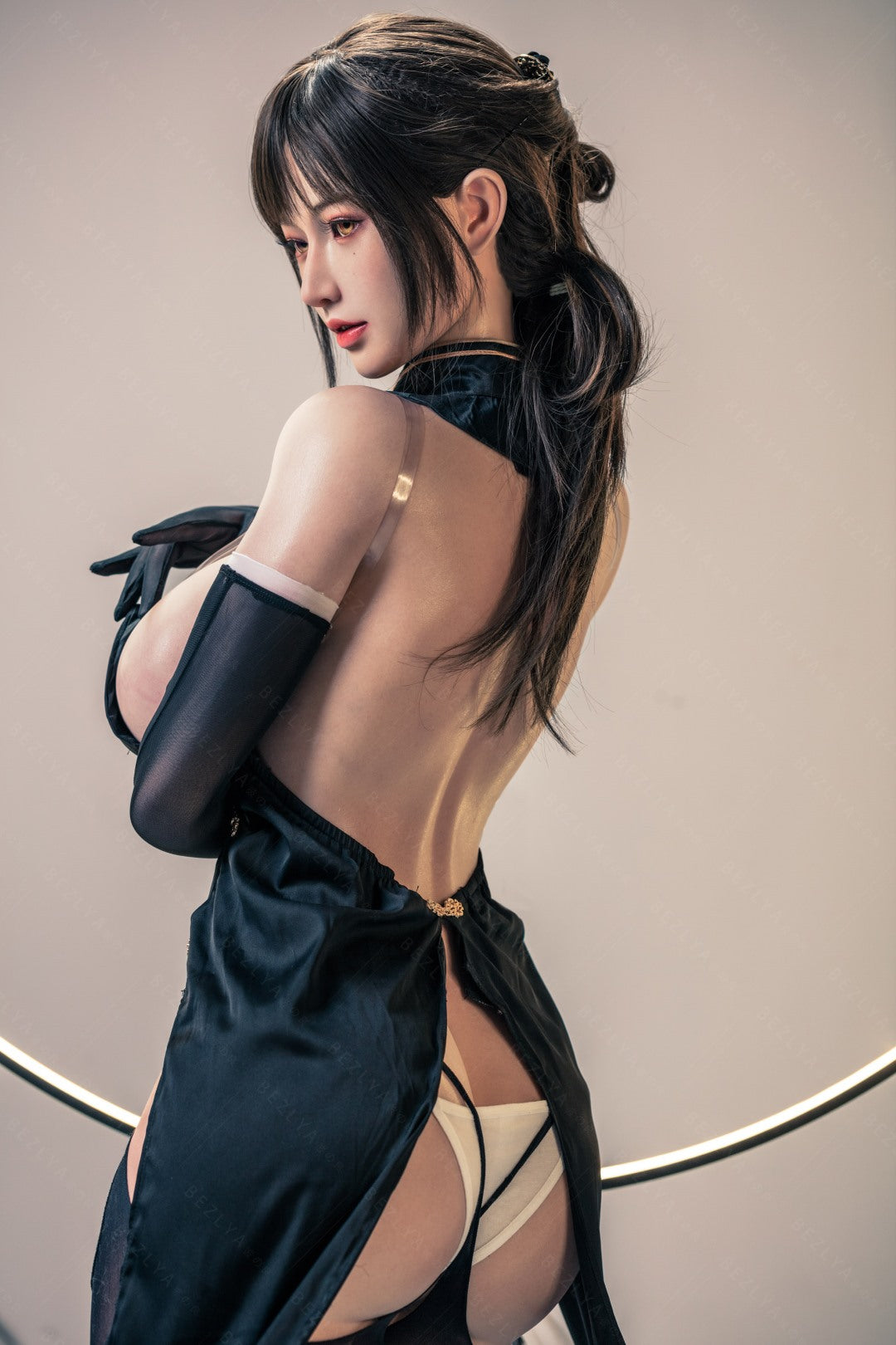 Ομάδες κούκλα σεξ (Bezlya Doll 155cm H-Kupa 2.1 σιλικόνη)