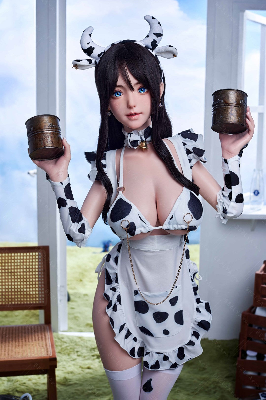 Pisum Sex Doll (Bezlya Doll 145cm F-Kupa 2.2CF σιλικόνη)