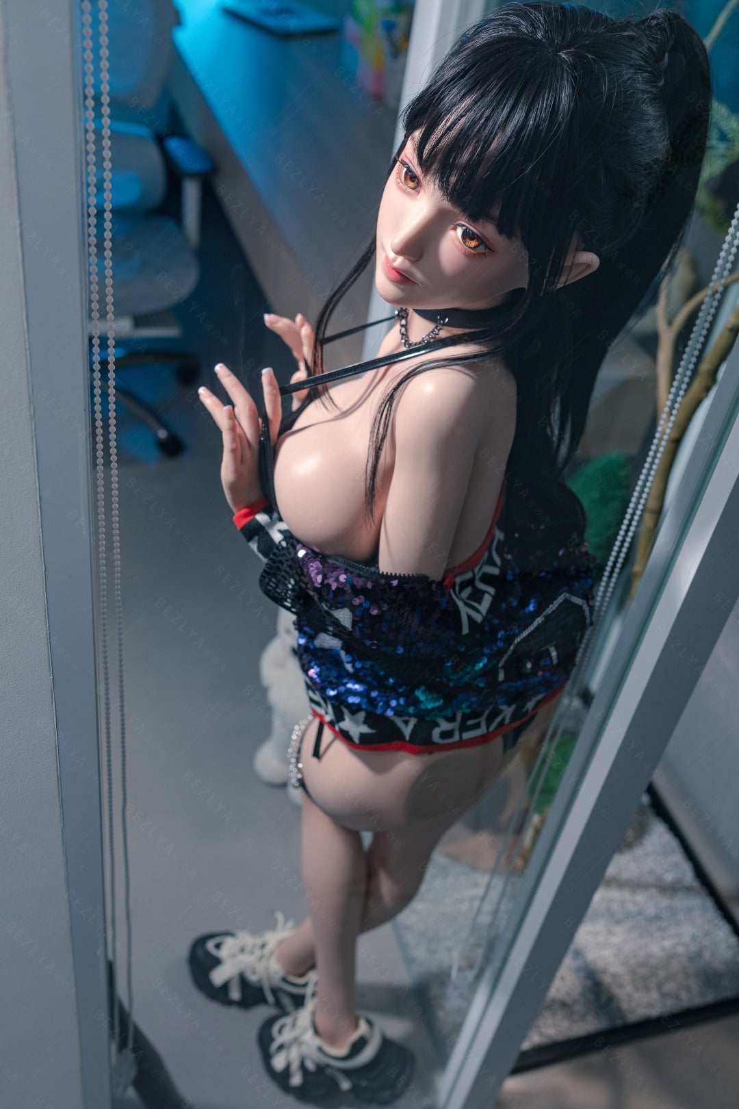 Παιονία σεξ κούκλα (Bezlya Doll 145cm F-cup 2,2CF Σιλικόνη)