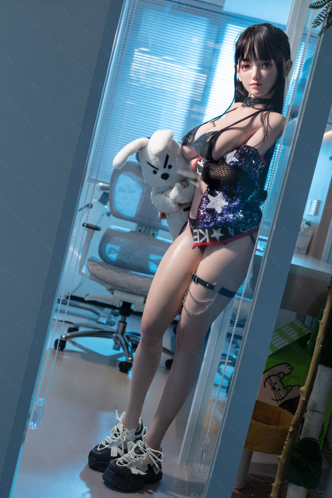 Παιονία σεξ κούκλα (Bezlya Doll 145cm F-cup 2,2CF Σιλικόνη)