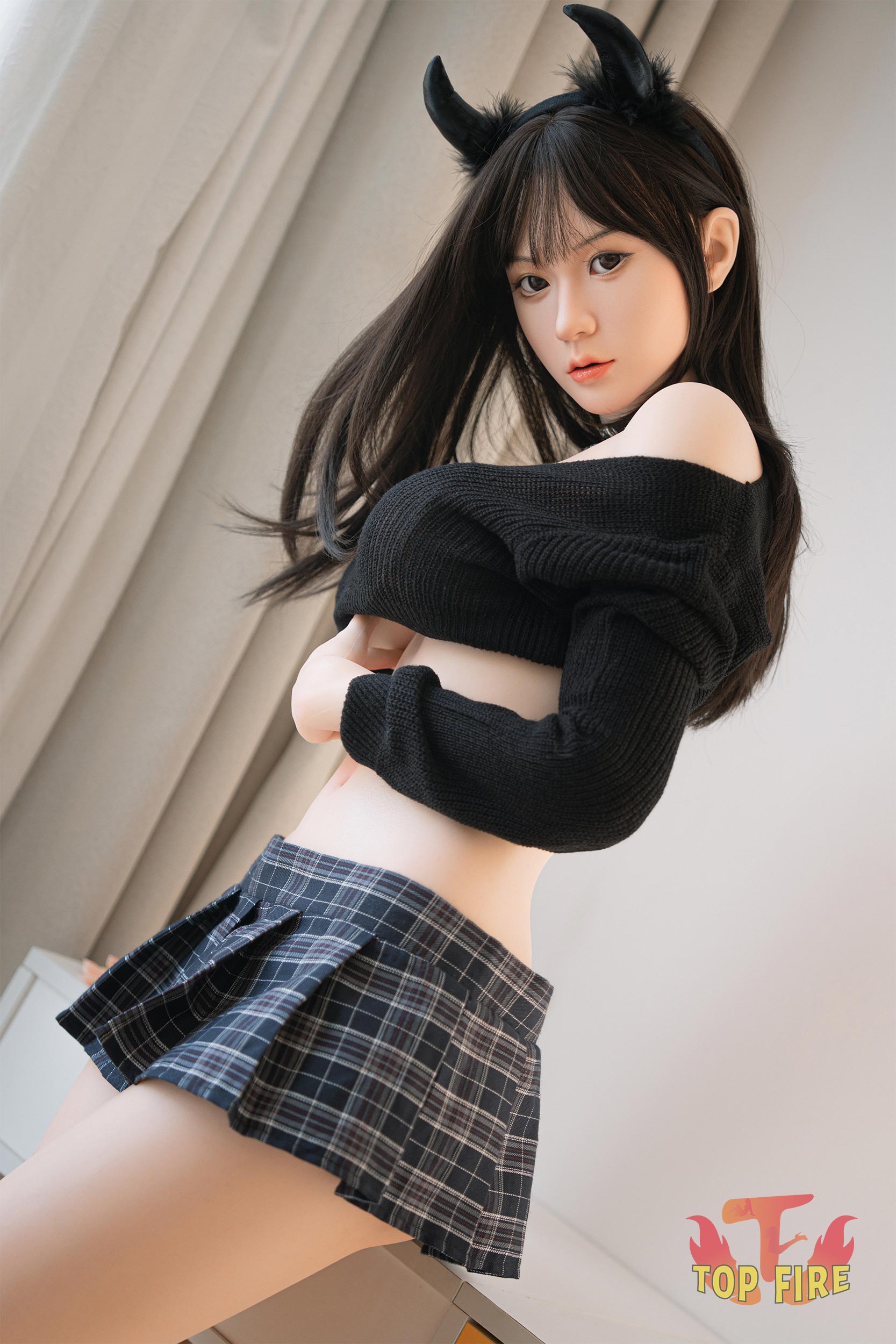 Ann Sex Doll (Top Fire Doll 158cm D-Kupa T10 σιλικόνη)