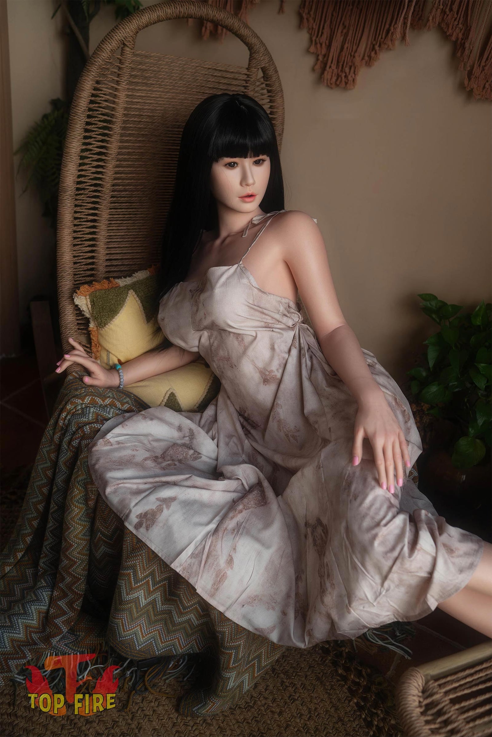 Τριαντάφυλλο σεξ κούκλα (Top Fire Doll Σιλικόνη 158cm D-Cup T30)