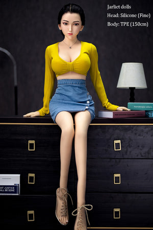 Fine Sex doll (Jarliet 150cm D-cup TPE+silicone)