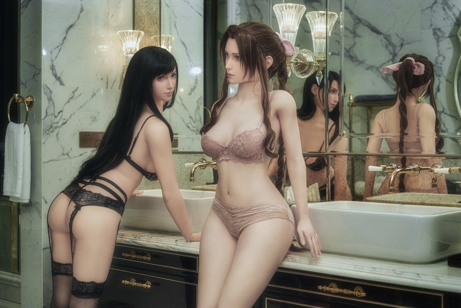 Aerith Sex Doll (Game Lady 167cm D-Kupa Νο.04 σιλικόνη)
