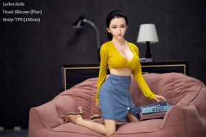 Fine Sex doll (Jarliet 150cm D-cup TPE+silicone)