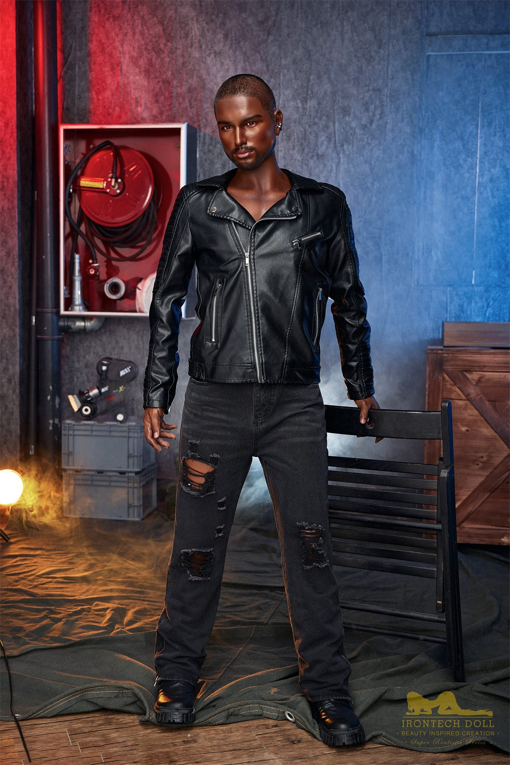 Κέβιν ανδρική σεξουαλική κούκλα (Irontech Doll Σιλικόνη 170cm M1)