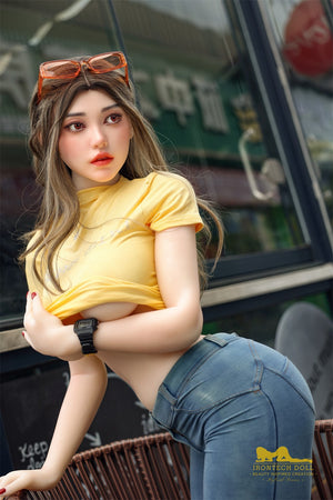 Eileen Sex Doll (Irontech Doll 159cm G-Cup S40 TPE+σιλικόνη)