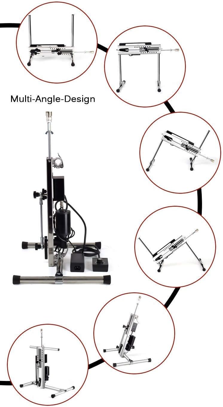 Επαγγελματικό Sex Machine με Ρυθμιζόμενη Ταχύτητα & Διπλό Έλεγχο - Μοτέρ 120W