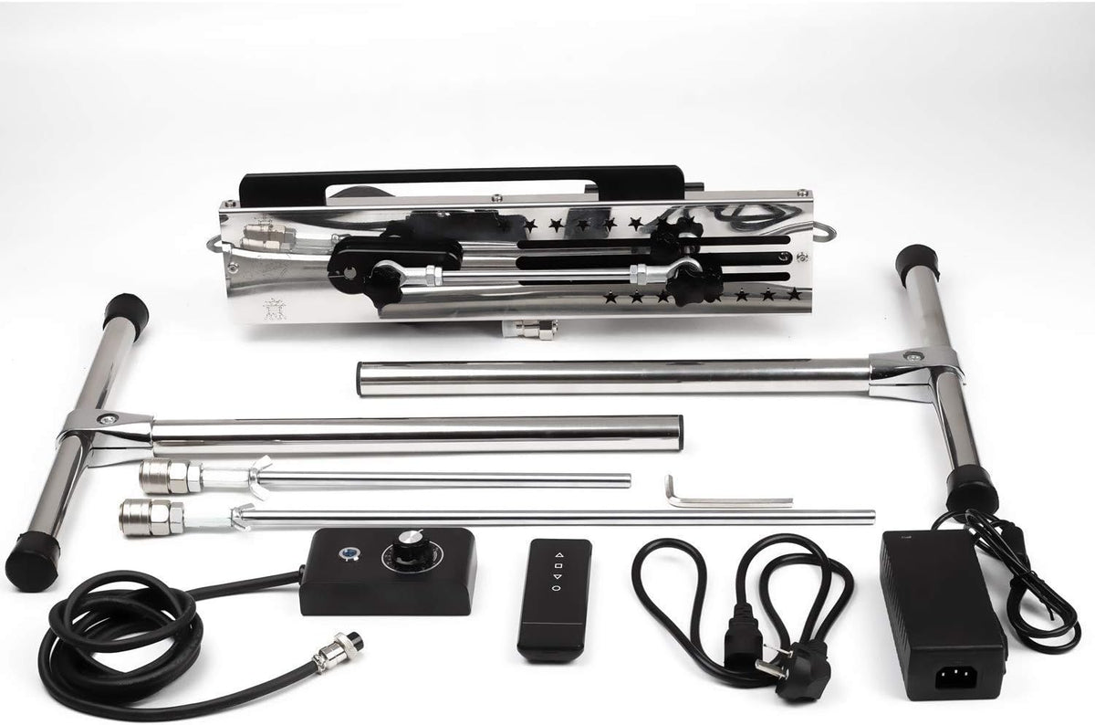 Επαγγελματικό Sex Machine με Ρυθμιζόμενη Ταχύτητα & Διπλό Έλεγχο - Μοτέρ 120W