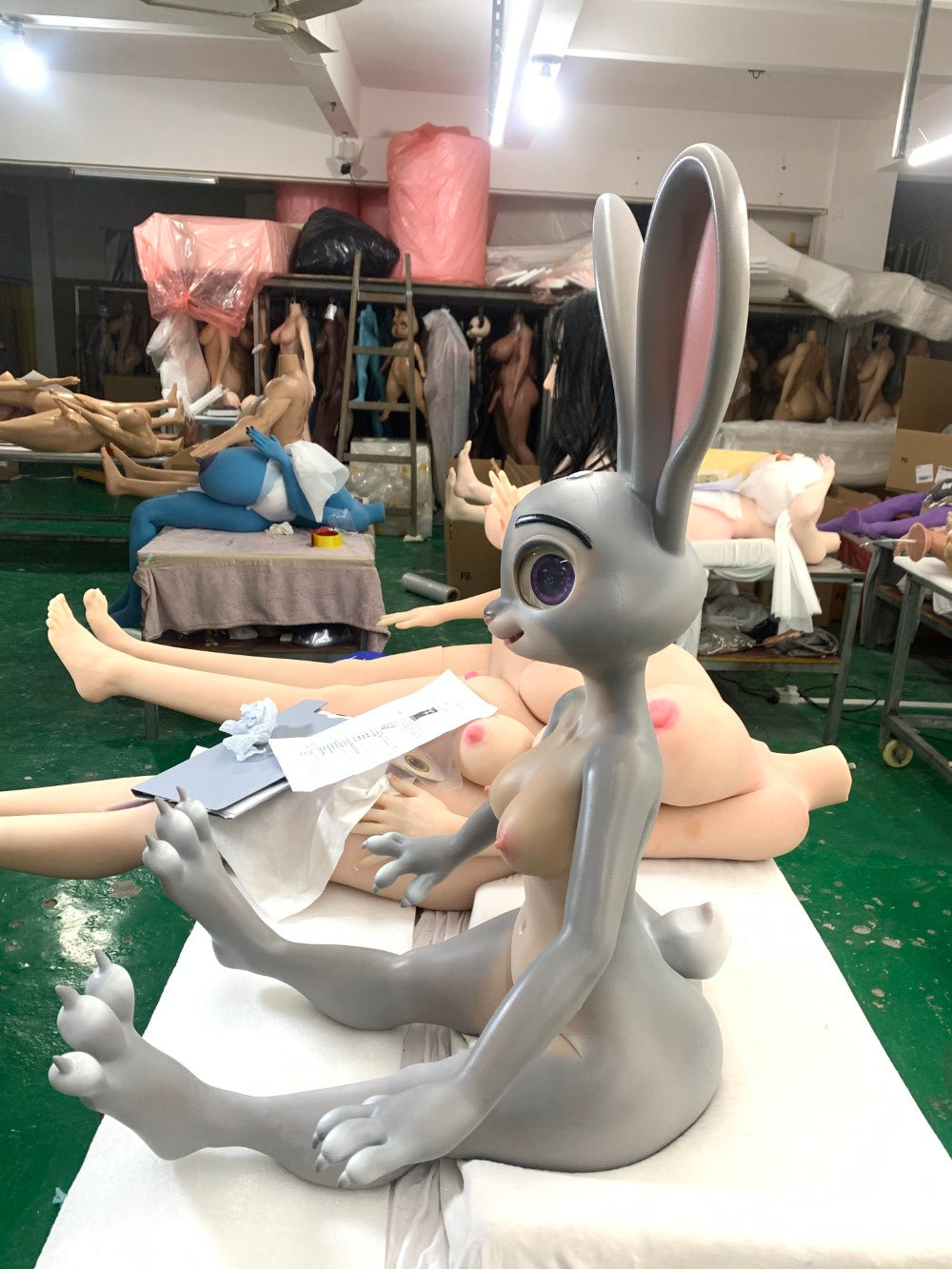 Rabbitie Sexdocka (Dolls Castle 120cm C-Kupa Silikon) EXPRESS