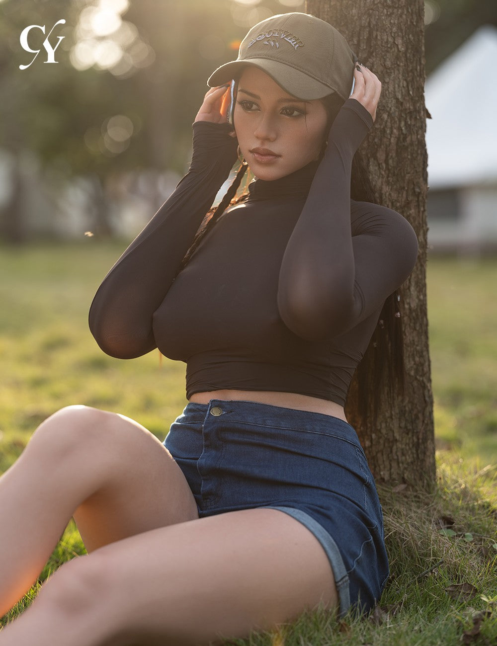 Amber κούκλα του σεξ (TOP CYDOLL 170 cm D-cup TPE+Σιλικόνη)