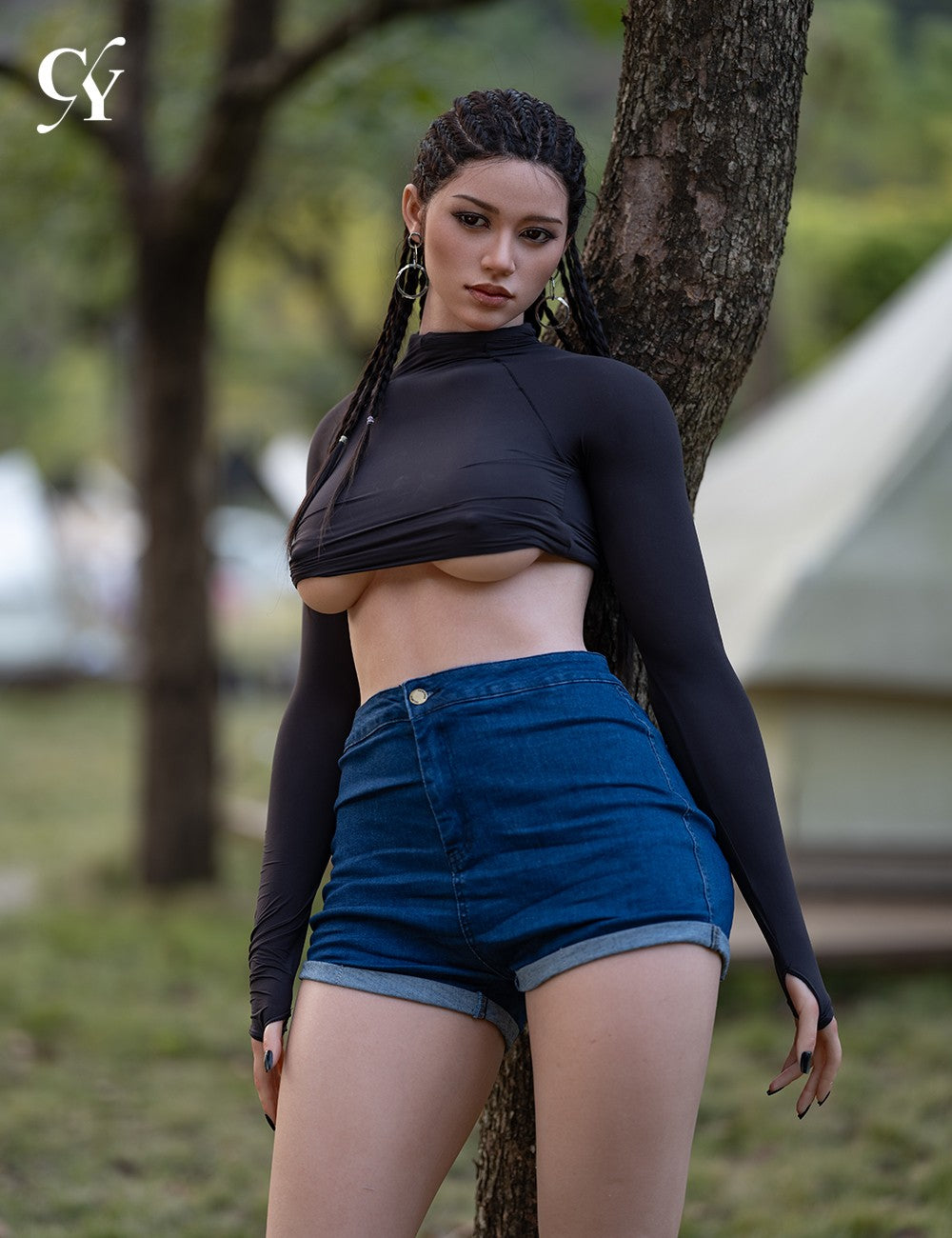 Amber κούκλα του σεξ (TOP CYDOLL 170 cm D-cup TPE+Σιλικόνη)